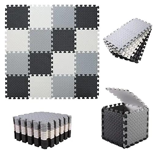 16Pcs Puzzle Mat for Children Kids Carpet Mats EVA Foam Rug Room Activities Mat for Baby Children Room Activities Mat 30*30*1cm