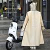 Unisex Full-Body Raincoat for Electric Vehicles with Transparent Brim