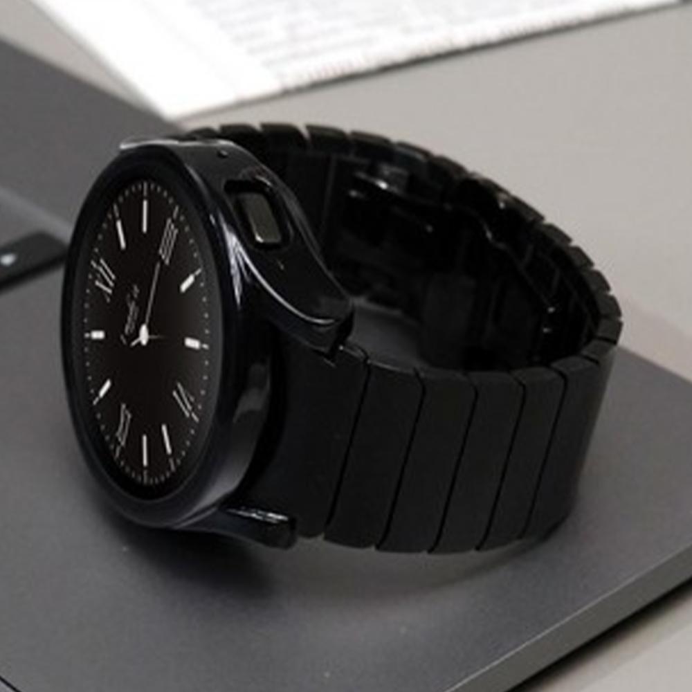 Stainless Steel Band PC Case for Samsung Galaxy Watch 7 6 44mm 40mm Men Metal Strap for Samsung Galaxy Watch 6 Classic 47mm 43mm
