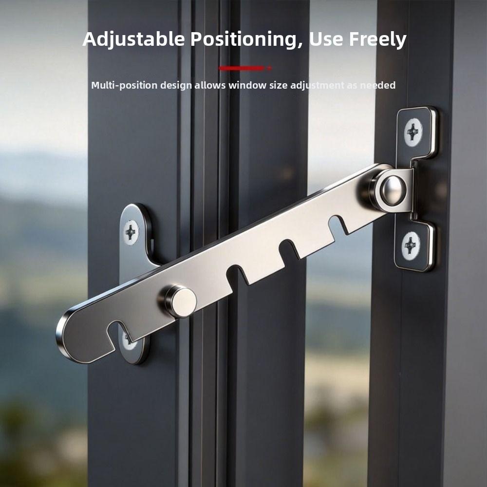 5 Gears Window Limiter Latch Adjustable Ventilation Inner Opening Door Limit