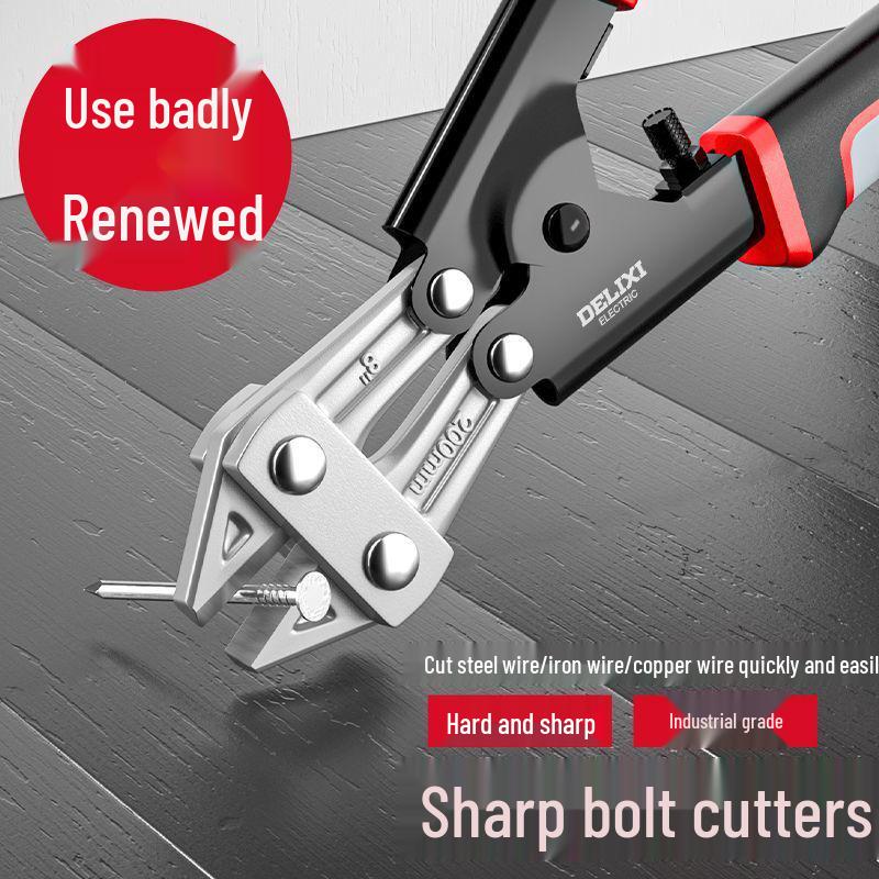 Multifunctional High-Leverage Wire, Rebar & Iron Cutters with Labor-Saving Scissors and Pliers
