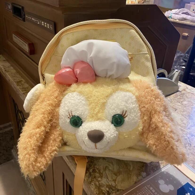 Cookieann Big Face Backpack Cartoon Plush Bag Animal Canvas Bag Design Zipper