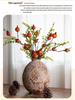 Wabi-Sabi Style Jingdezhen Ceramic Vase - Retro Coarse Pottery Centerpiece Jar