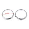 1 Pair ABS Chrome Front Fog Light Lamp Cover Trim