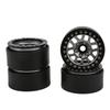 4pcsCelsiusset 1.9in Aluminum Alloy Beadlock Wheel Rims for   SCX10 90046 RC Crawler Car Parts