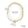 Pearl Necklace Crystal Heart Necklace Fashion Korean Wave Shiny Clavicle Chain Necklace Women Trending Party Gifts 25