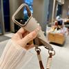 Lanyard Case For iPhone 17 Pro Max Air 11 12 13 14 15 16 Plus Candy Shockproof Wrist Strap Soft Silicone Anti-Loss Cover Funda