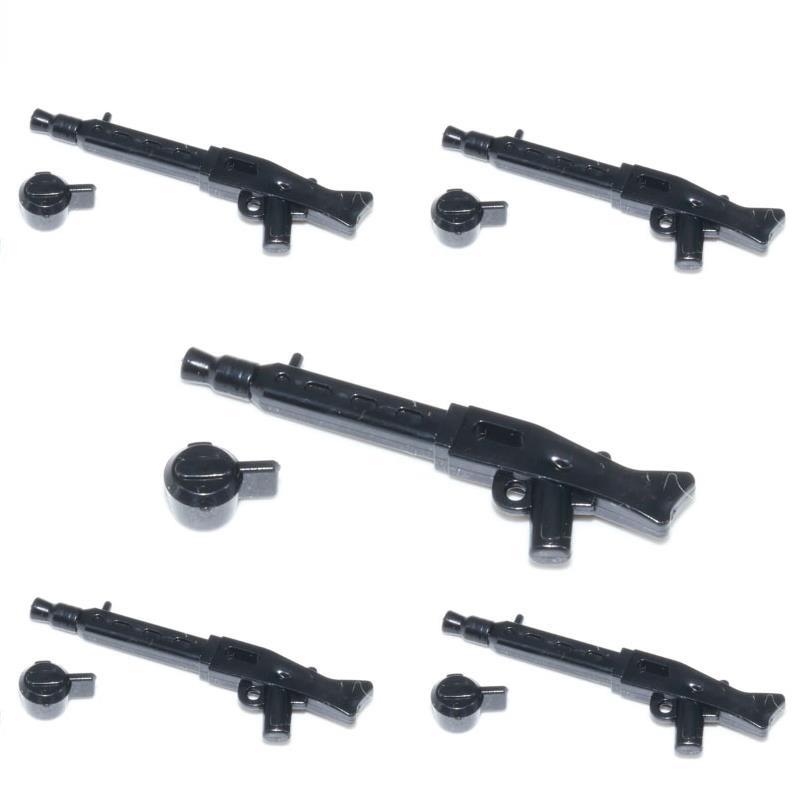 Militare WW2 Pacchetto Armi Pistole Soldato MOC Città Mini Action Figures Esercito Fai da Te Parti Tedesche Accessori Mattoncini Giocattoli per Ragazzi