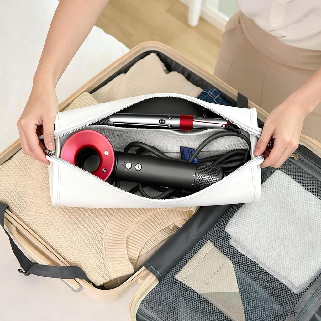 Haarwerkzeuge Reisetasche, Reisekoffer Haaraccessoires Organizer für Glätteisen, Lockenstäbe, Haarwerkzeug-Organizer für Wasserdicht