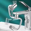 1080° Turning Tap Attachment 360 Degree Flexible Motion Metal For Bathroom Sink Cleaning