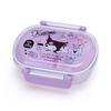 Sanrio Bento and Dish Dryer Includes Name Made In Kuromi 878863 Children's Box, 360ml, Antibacterial, Microwave, Dishwasher, Safe, Sticker, Japan,
