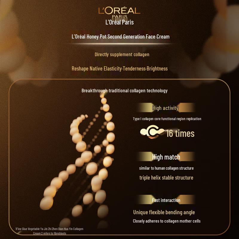 L'Oréal Golden Age Miele Collagene Crema Leggera