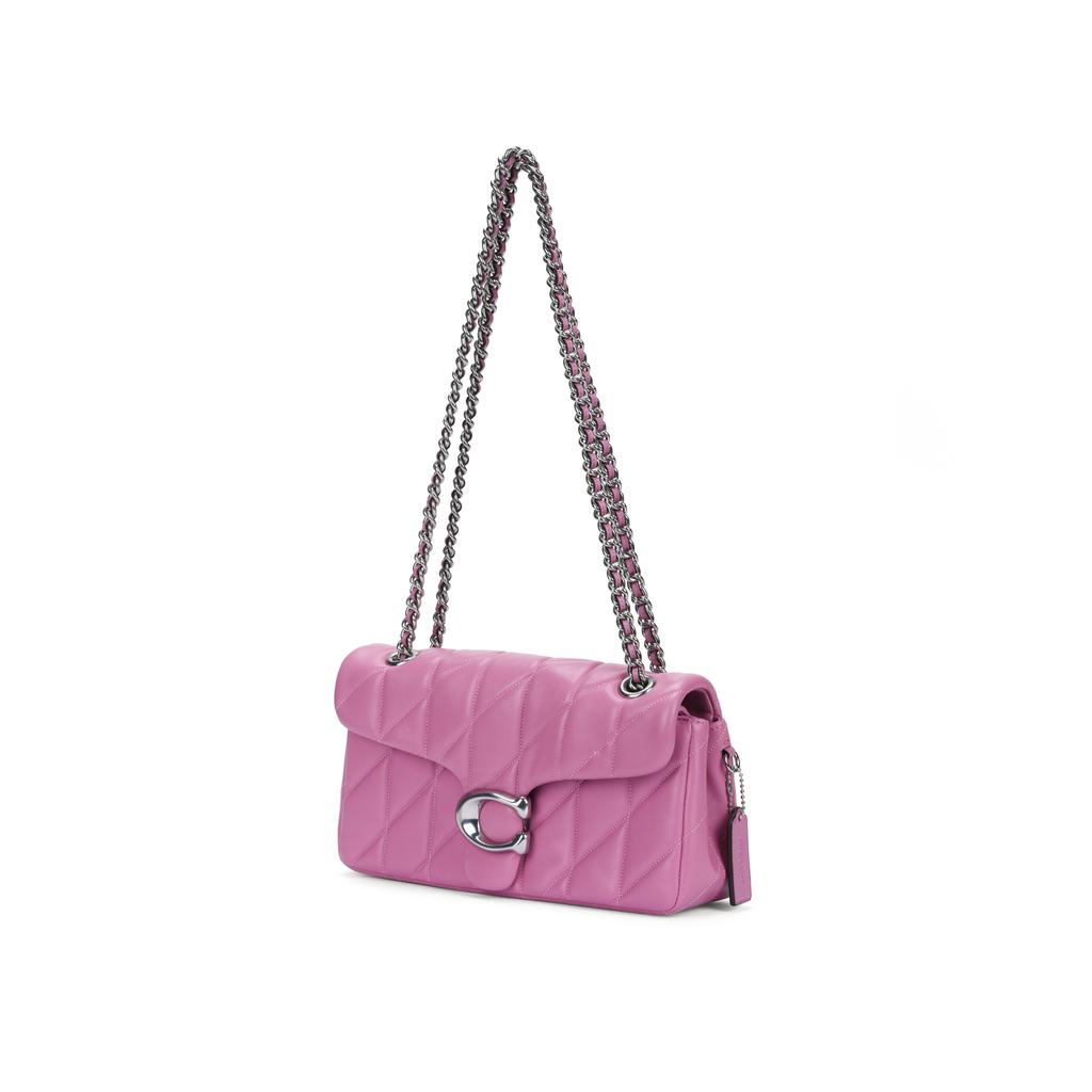 COACH Tabby Nappa Leather Shoulder Bag Medium Women's Pink CP150-LHDB8