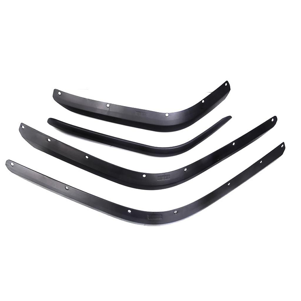 4pcs Car Wheel Mudguards Fender Flares Wheel Eyebrow Trim for Jeep Wrangler JL 2018+ Low Fender Models