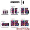 2D Flat Photography Backdrop Popular Background Cloth Colorful Floral Blooms (2) 100% Polyester Holiday Decorations Use for