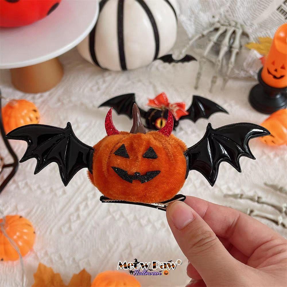 Ghost Halloween Hair Clip Y2K Witch Hat Hairpins Cute Cosplay Props Headwear Party Wear