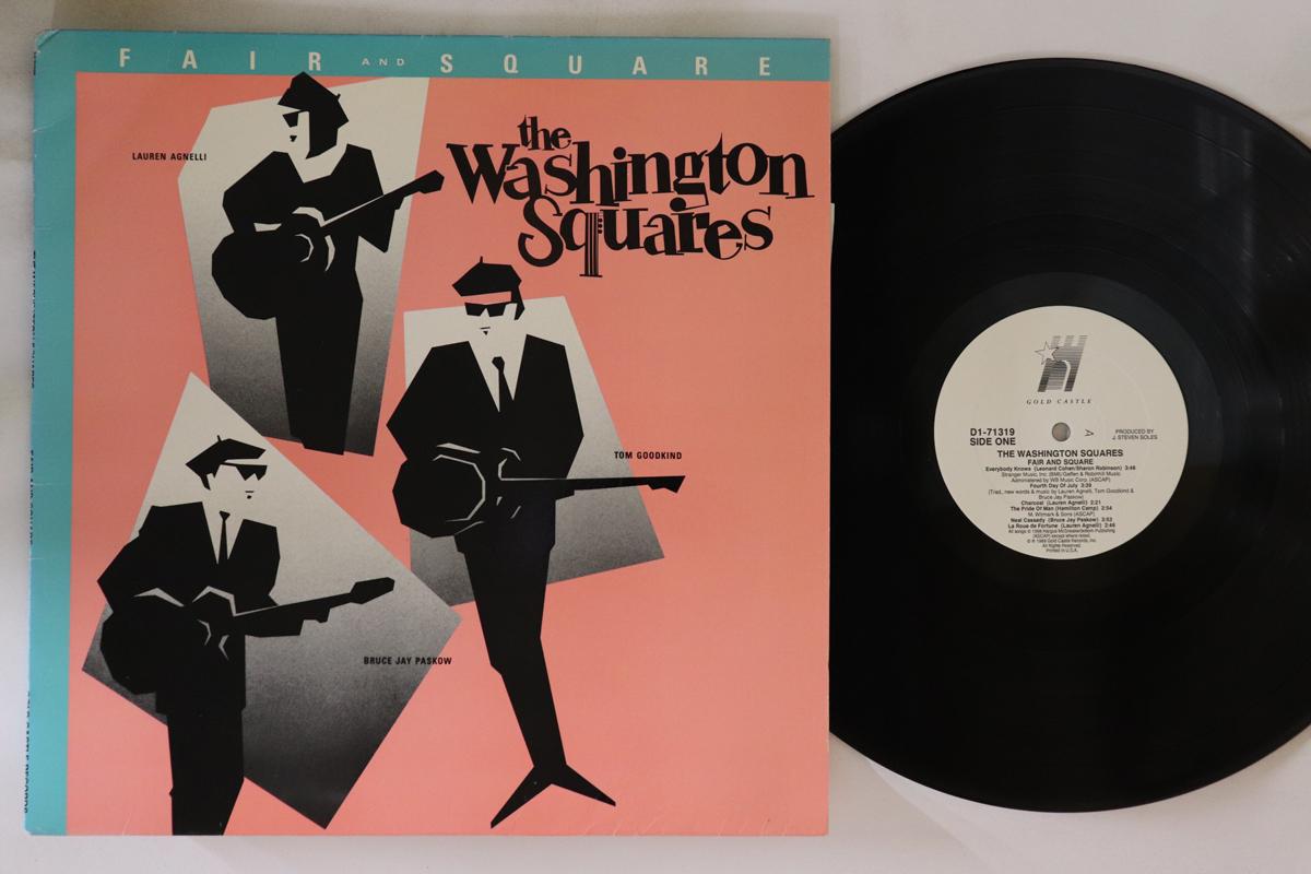 

LP Record WASHINGTON SQUARES - Fair And Square D171319 GOLD CASTLE 1989 US Folk Used