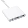 USB-C Digital AV Multiport Adapter With USB Port White Durable For Apple