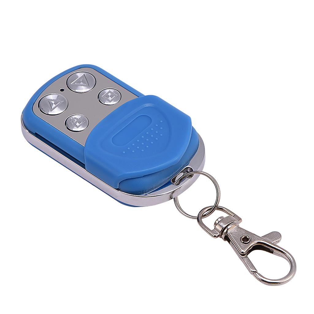 433.92MHz 4kanálový RF dálkový ovladač Duplikátor Autoalarm Brána Dveře Garáž Rychlé kopírování Modrý