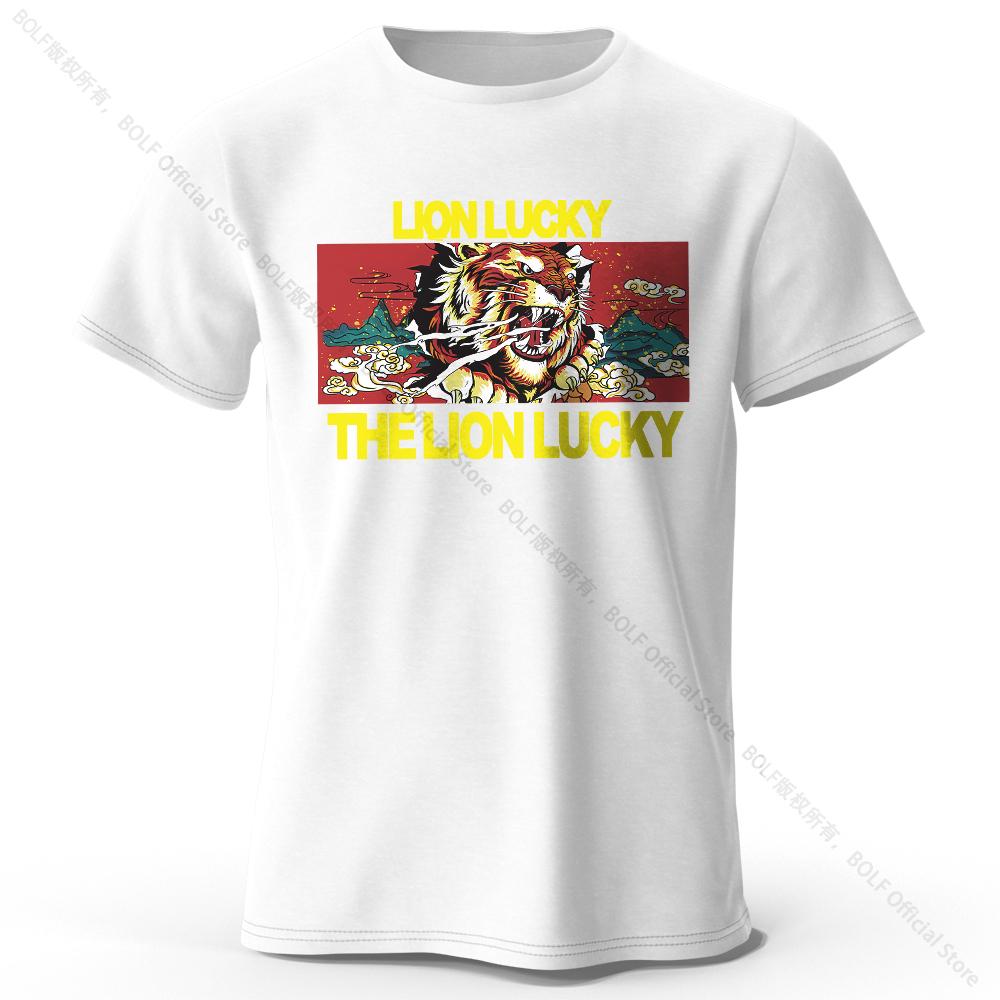 

Retro Tiger Illustration Printed 100% Cotton T-Shirt, Soft Fabric Round Neck Short Sleeve Tee, Unisex Vintage Look XXXXXL белый