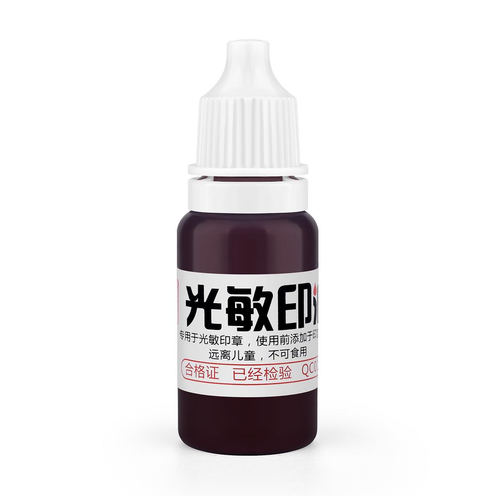 10ml Ink Textile Clothes Waterproof Ink Special Photosensitive Ink Fast Drying Stamping Ink Stamp Printing Not Fade For Students