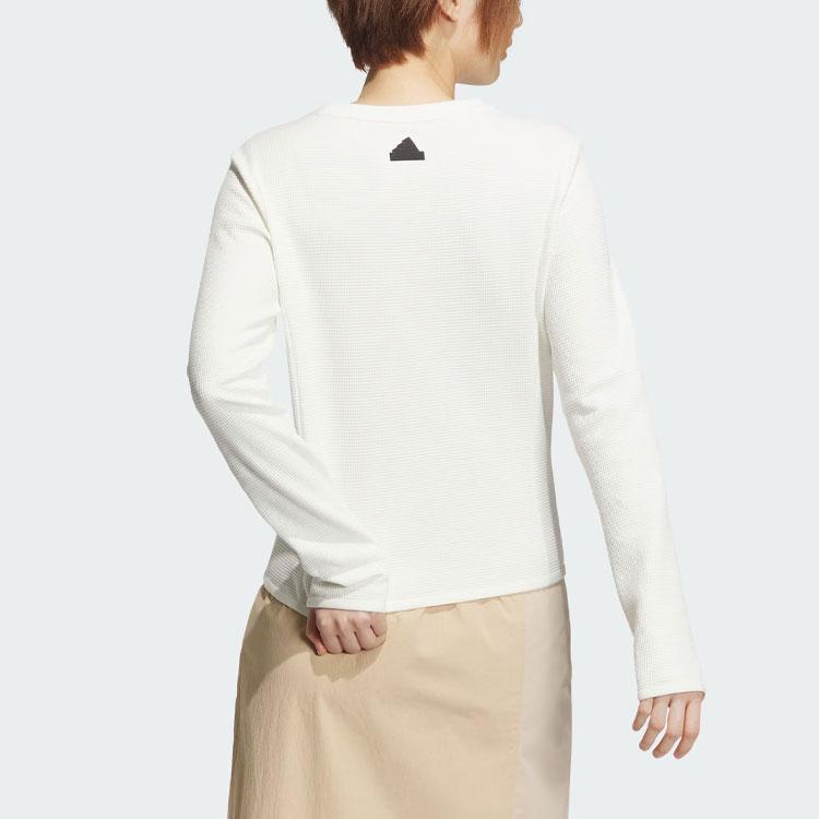 adidas City Escape Long Sleeve Sweatshirt Women Tops White JE8580
