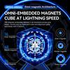 GAN460 M v2 Official GAN Cube Stickerless GAN460 M v2 4x4 Competition Magnetic Cube Easy to Turn Magic Cube (UV)
