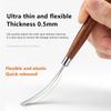 2 Pcs Professional Double-Ended Silicone Head Carving Dotting Pen Sandalwood Handle Swirl Nail Painting Pen Diy Carving Pen Tool