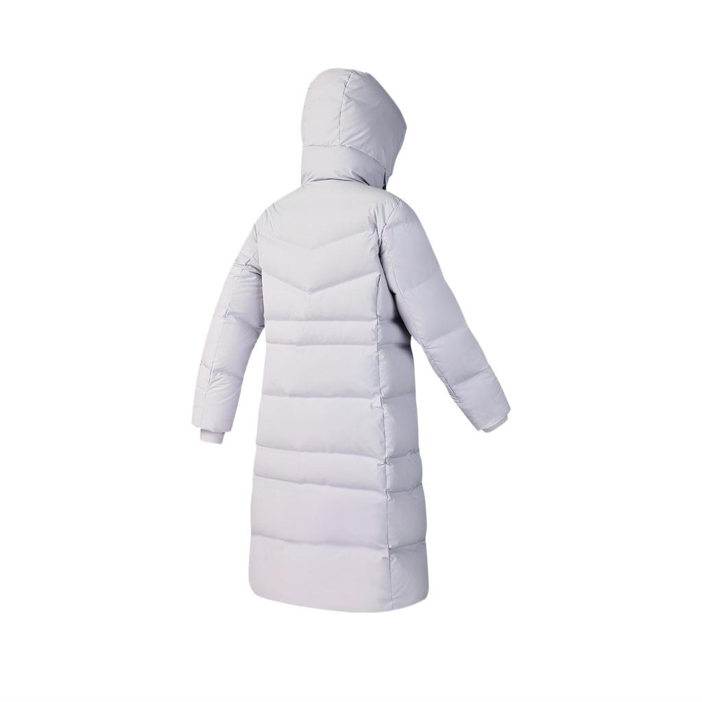 Fila Comfortable Skin-Friendly Soft Versatile Long Down Jacket Women Outerwear Light-Mist-Purple A11W441907A-PR