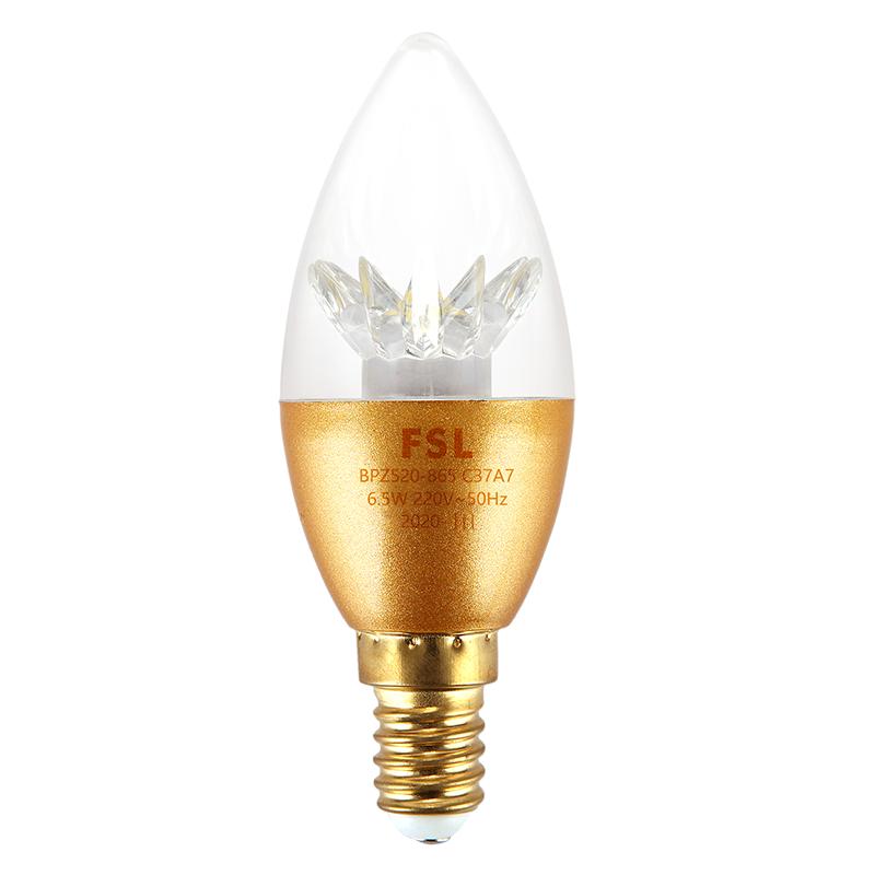 FSL E14 6.5W LED Candle Tip Bulb