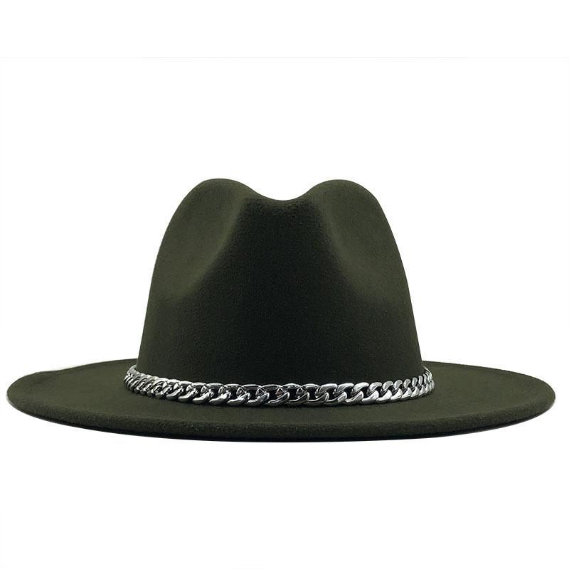 eBay Autumn and Winter New Black Woolen Top Hat European and American Fashion Jazz Hat
