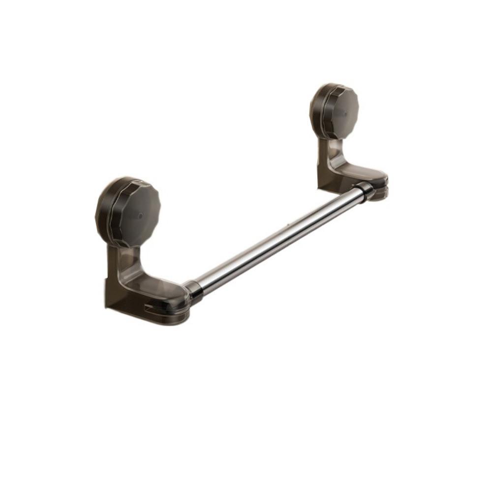Wall-Mounted Suction Cup Towel Rack Waterproof Shower Slipper Hanger Bathroom Towel Rod  Kitchen
