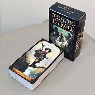 Druidisches Tarot Deck - 78 Stück Keltisches Natur-Thema Tarotkarten 10,3*6cm