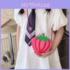 Kids Summer Strawberry Shaped Crossbody Bag With Pu Material For Toddler Outings And Daily Use