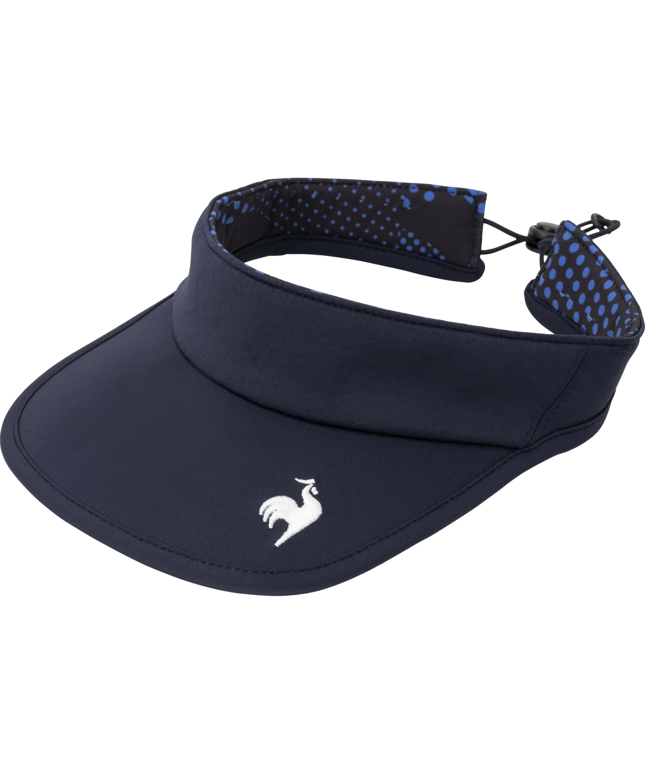 

Солнцезащитный козырек Coq Sun Visor 2WAY для тенниса, ходьбы, спорта на открытом воздухе, флип, простой узор, темно-синий [Le Sportif] [двусторонний] женский (QTCYJC50)