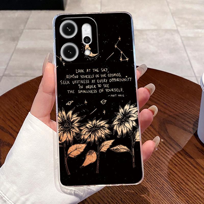 Casing For Oppo Reno14 / Reno 14F / Reno 14 Pro Clear Silicone Jelly Soft TPU Back Cover Cute Rabbit Cat Dinasaur Phone Case