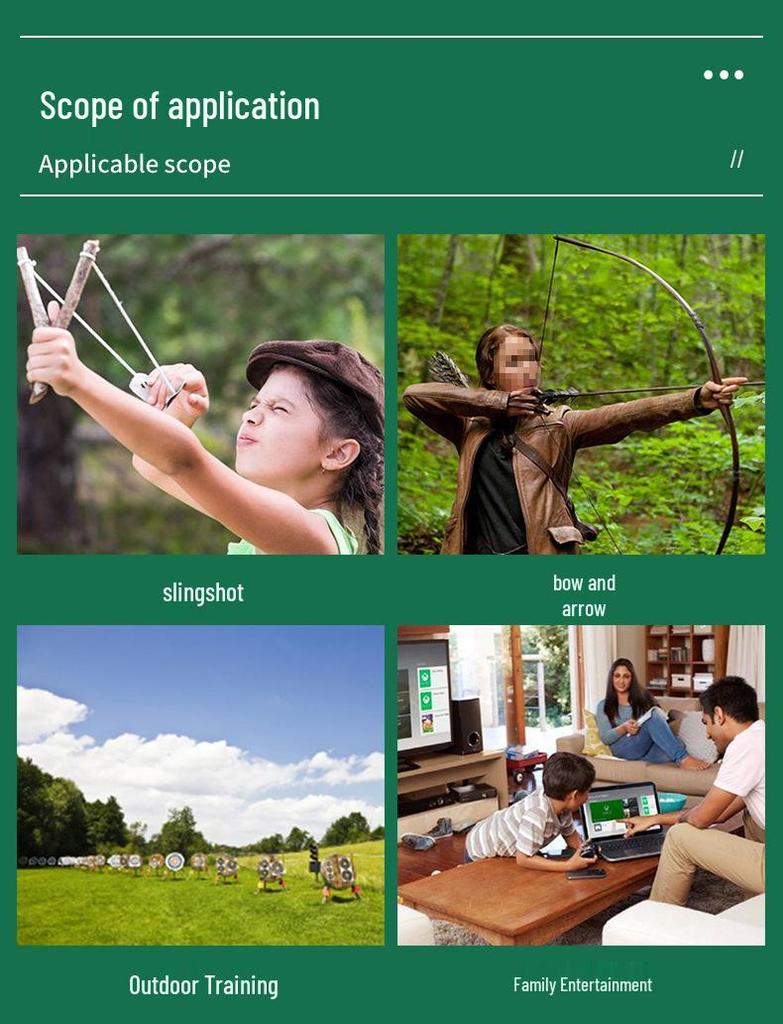 Selbstklebende Spritzer-Schieß- & Bogenschieß-Zielaufkleber
