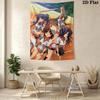Clannad Mother Daughter Hands Tapestry Fashion Print Background Cloth Wall Decoration Background Cloth Atmospheric Background Cloth