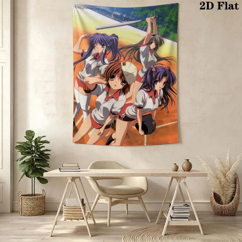 Clannad Mother Daughter Hands Tapestry Fashion Print Background Cloth Wall Decoration Background Cloth Atmospheric Background Cloth