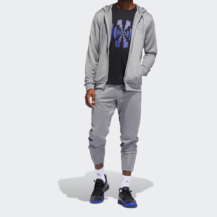 Adidas Harden Basketball Sports Pants 2 Men Bottoms Gray DU6256