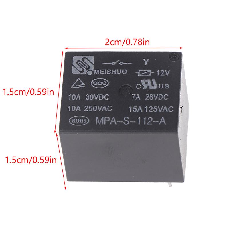 Mpa-S-112-A Relé pro rýžovar Počítačová deska 4 piny 12V 10A Normálně otevřené Stroj na sójové mléko Relé pro rýžovar 4 piny