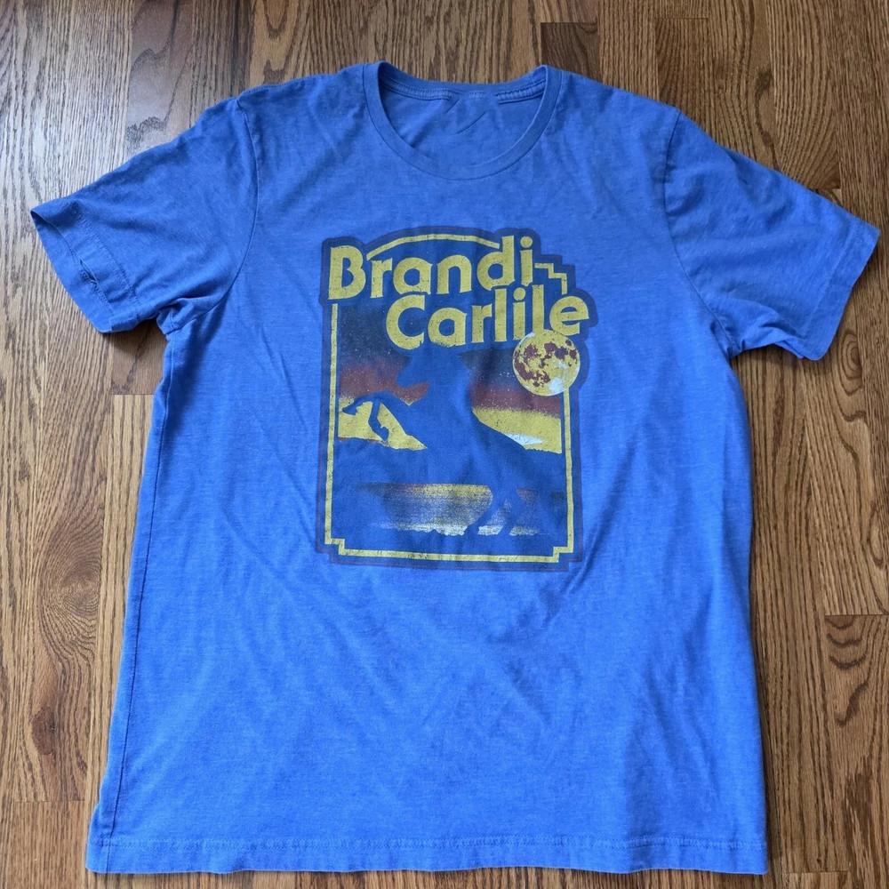 Brandi Carlile T-Shirt Short Sleeve Blue COLOR full size MD1156 Unisex T-Shirt L