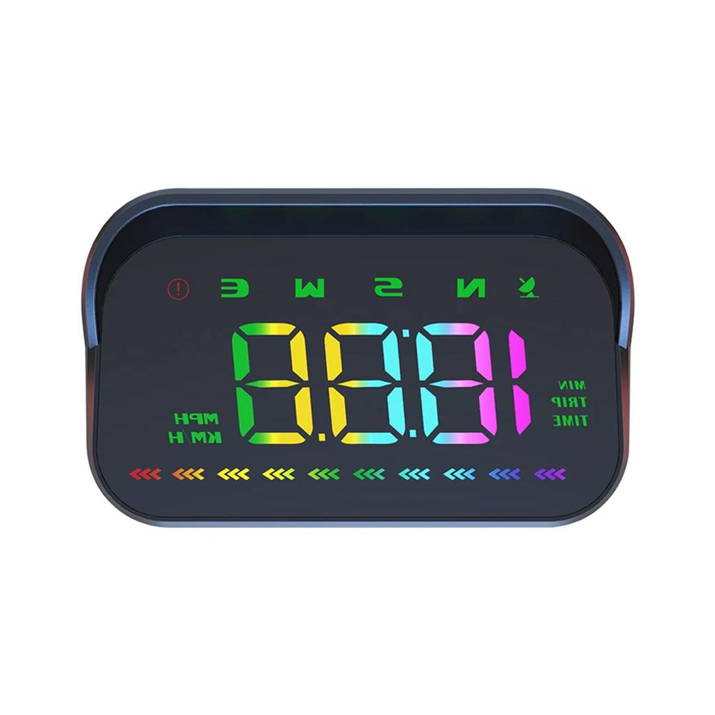 Automatic Brightness Adjustment Head Up Display for Car SUV Windshield Projector KMH Digital Speed Meter Gauge