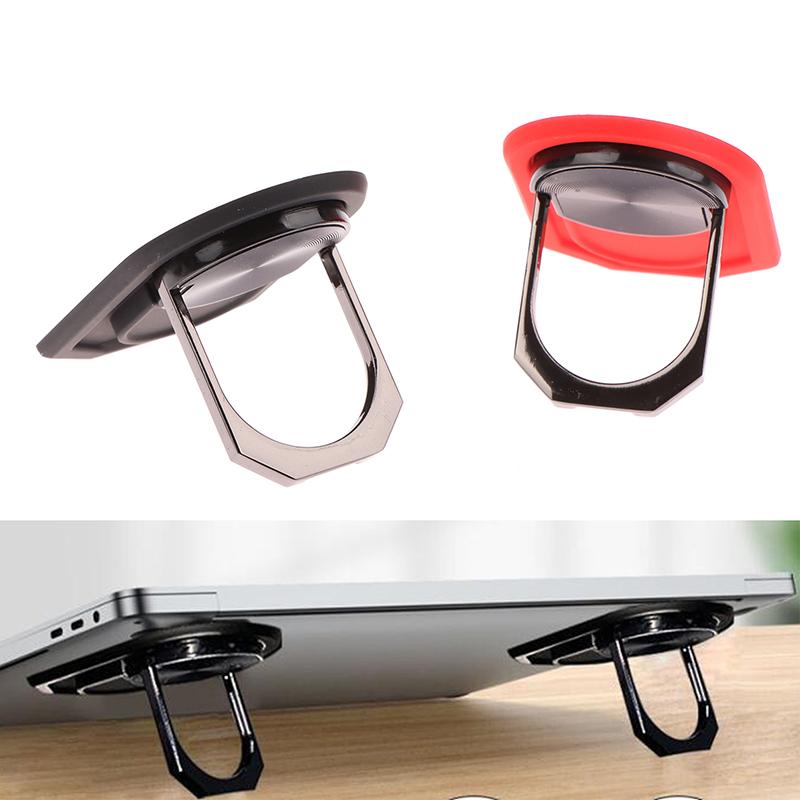For Tablet Keyboard 2Pcs Invisible Mini Portable Cooling Stand Feet Zinc Alloy Foldable Laptop Non-Slip Base Bracket Support
