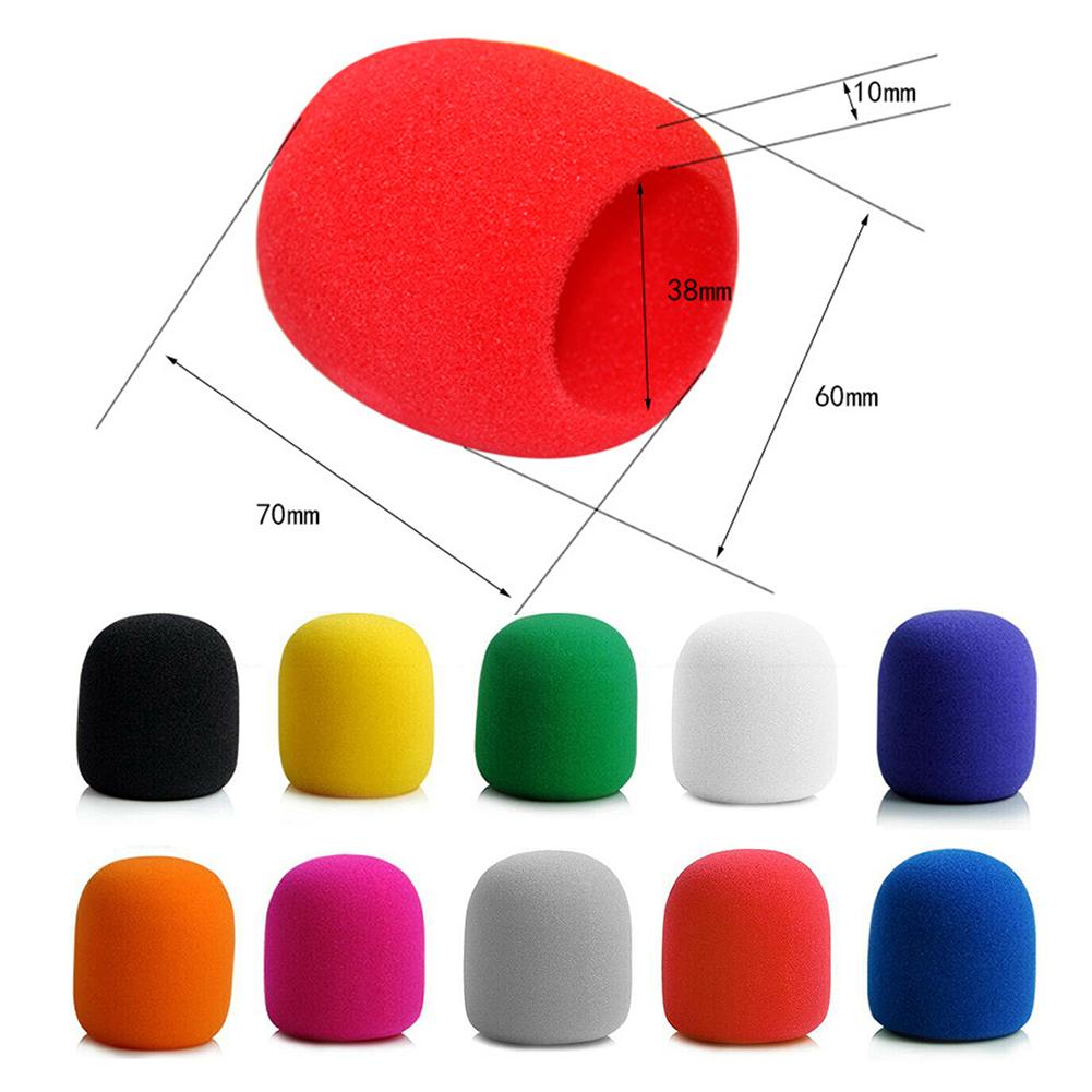 10pcs Microphone Foam Mic Sponge Cover Professional Studio Windscreen Mic Caps