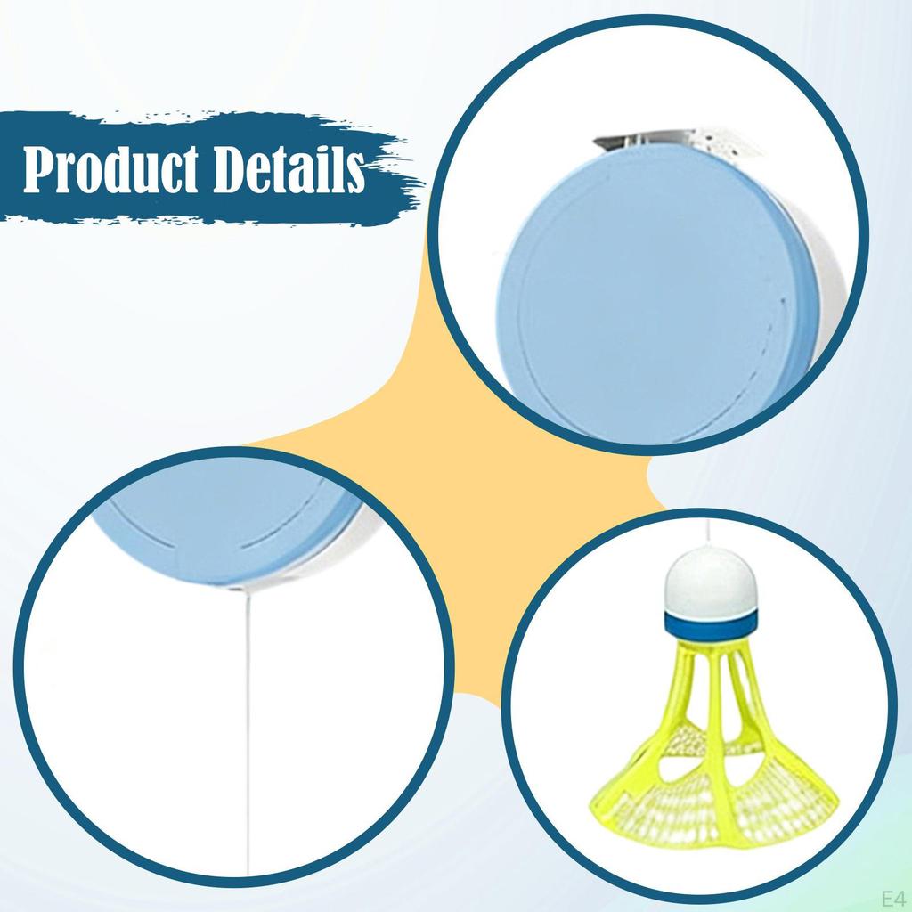 Badmintonový tréninkový pomůcka pro samostatné cvičení Nastavitelné dálkové ovládání Studium pro kancelář, domov,