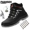 Men Safety Boots For Work Non Slip Platform Sneakers Steel Toe Cap Botas Anti-Puncture Indestructible Hiking Security Shoes