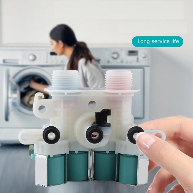 Multifuntional Automatic Washer Inlet Valves Easy Installation Washing Machine Repair Part for Home and Laundromats