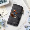 Skate Fox Print Long Wallet Trendy Daily Card Holder Casual Portable Purse
