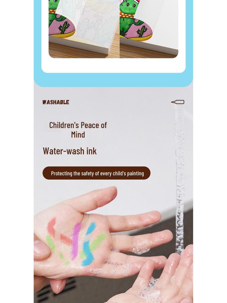 Master Soft Tip Acrylic Markers & Layerable Color Pencils with Art Brushes for Kids